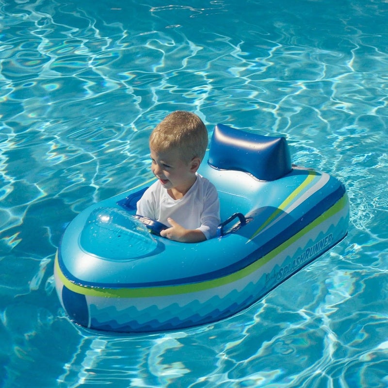 Poolcandy Motorized Baby Pool Float with Remote | Safe Toddler Inflatable Boat | Ages 1–4 | Propeller Guard & 60-Day Warranty - Image 3